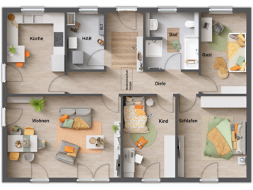 Grundriss-Bungalow-110-Erdgeschoss